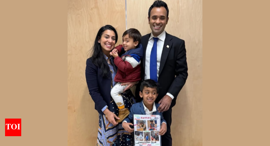 Vivek Ramaswamy to welcome third child soon: Meet his wife and his two elder sons