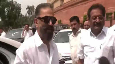 Kamal Haasan sworn in as Rajya Sabha MP: MNM chief takes oath in Tamil; receives table-thumping cheer from Parliamentarians