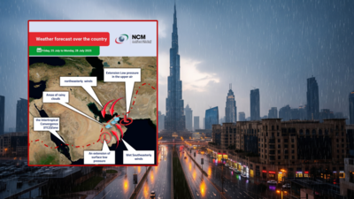 UAE weather alert: Rain, thunderstorms, and blowing dust forecast for the weekend