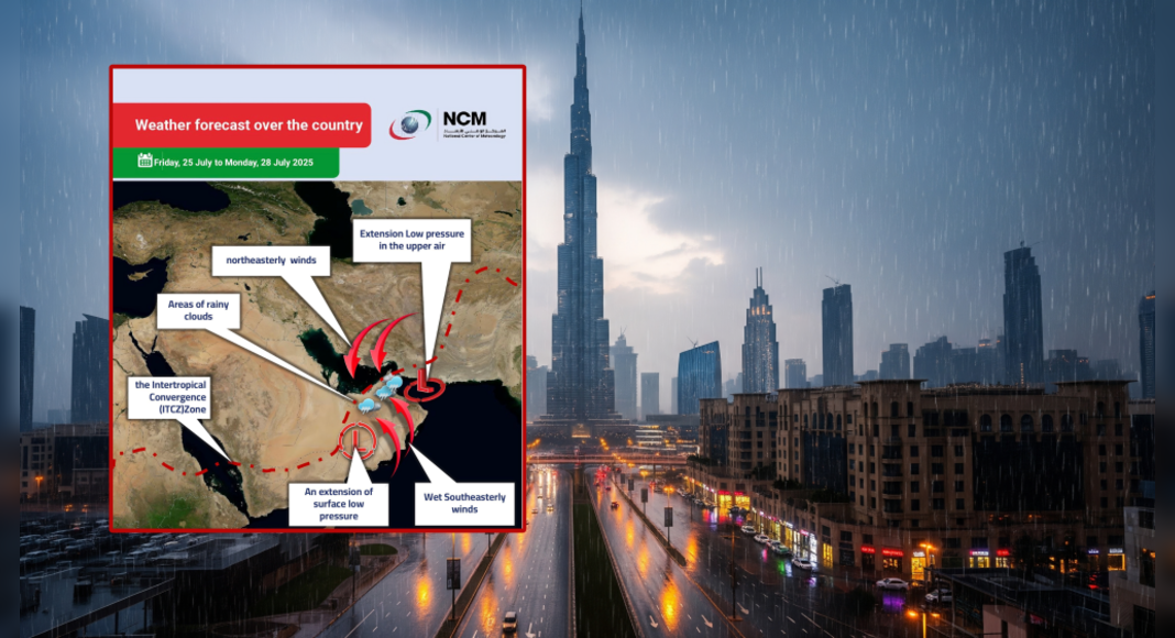 UAE weather alert: Rain, thunderstorms, and blowing dust forecast for the weekend