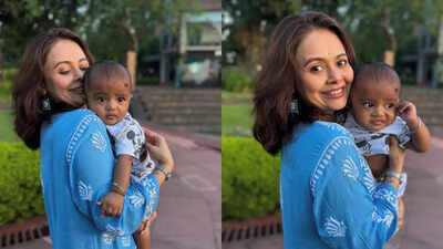 Devoleena Bhattacharjee shares unseen pictures with son as he turns 7  months old; says, “You're my greatest journey” | - Times of India