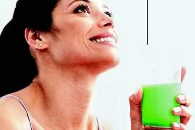Begin your day with a glass of green juice