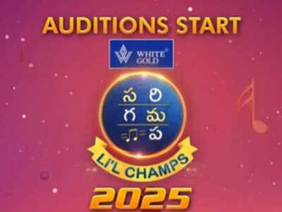 Sa Re Ga Ma Pa Li'l Champs is back with a bang; Auditions kick off in Tirupati