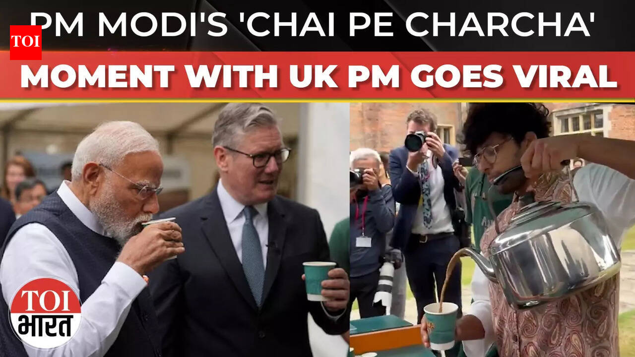 'From One Chaiwala To Another': PM Modi's Viral Moment With Indian ...