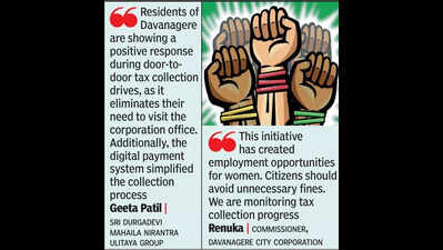 Women power: SHG members take over tax collection in Davanagere
