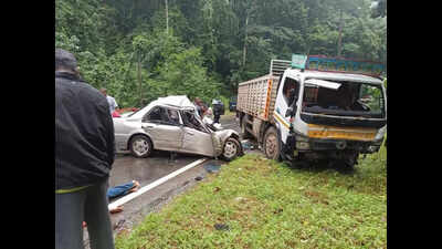 Four youth killed in road accident on M’luru-Madikeri NH