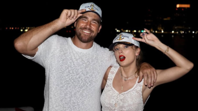Taylor Swift can’t stop cheering for Travis Kelce in Netflix’s ‘Happy Gilmore 2’ with Adam Sandler