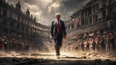 'Dust, sweat and blood': White House uses Roosevelt speech to cast Trump as fighter; shows him in a Coliseum