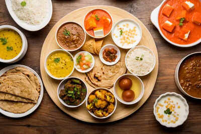 9 thalis from different Indian states