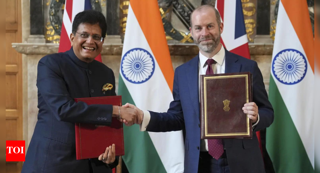 India-UK FTA: Trade deal offers tariff safeguards; domestic industry gets protection buffer – Times of India