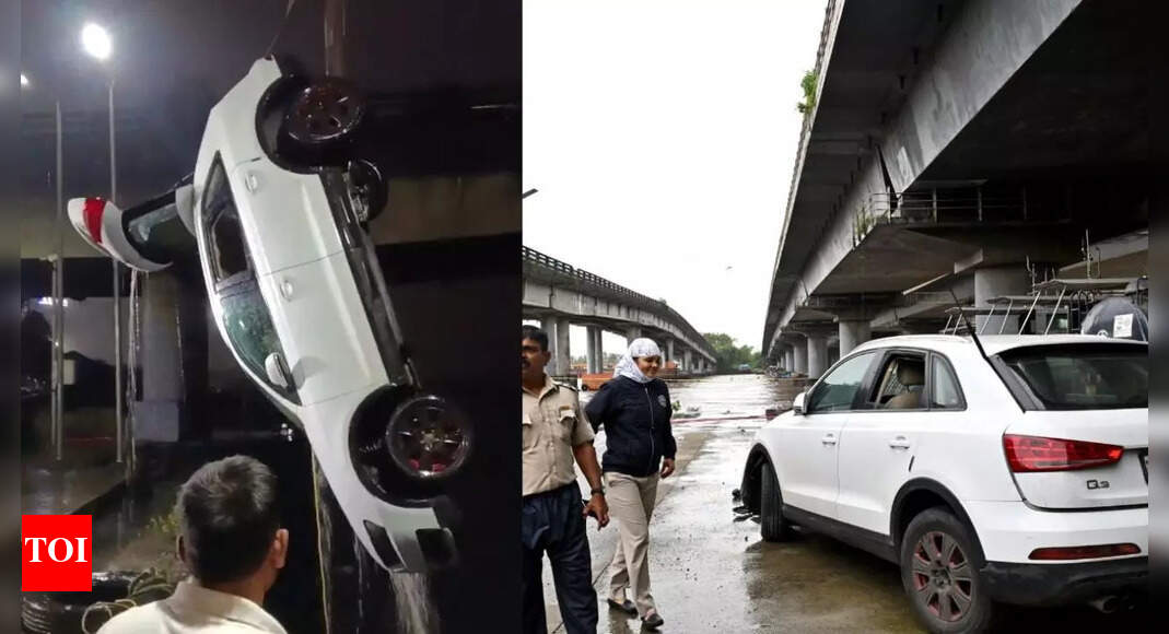 Mumbai mishap: Audi plunges into ditch after driver follows Google Maps; rescued
