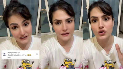 Zareen Khan gives a befitting REPLY to ageist troll telling her to get married: 'Kya shaadi karne ke baad…'