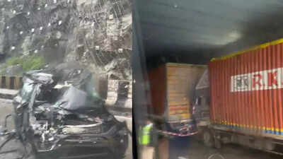  1 dead, 18 injured as truck rams 20 vehicles; BMWs, Mercedes among those hit