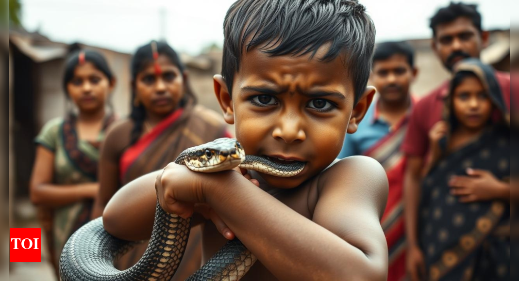 Bihar: Cobra coils around boy's hand; 2-yr-old bites snake to death