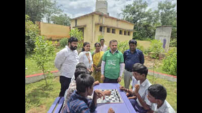 Chess park in Humnabad brings strategy to rural communities