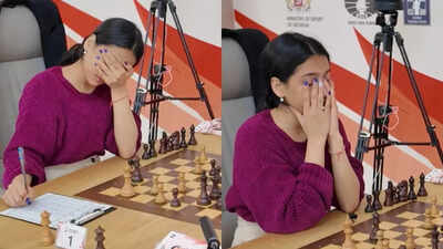 Chess | Divya Deshmukh devastated in FIDE Women's World Cup final draw against Koneru Humpy - Watch