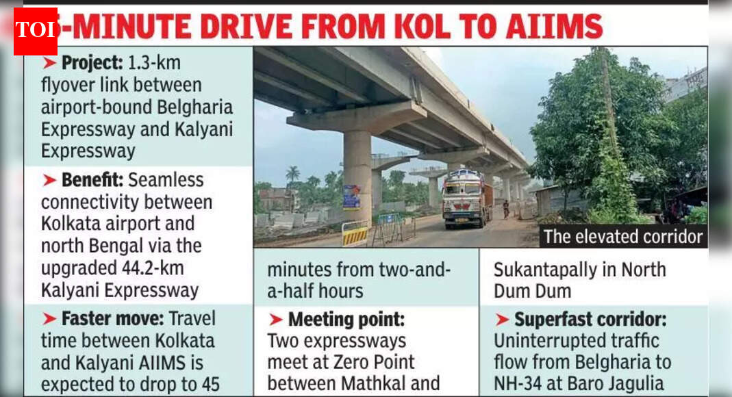 Full Kalyani E-way run likely before puja | Kolkata News - The Times of ...