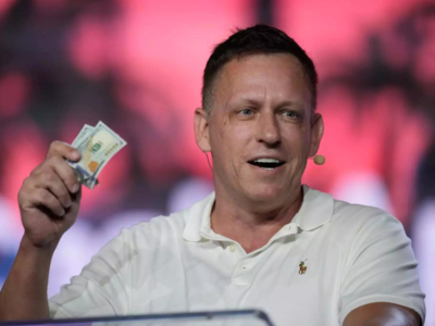 Company founded by the man called Donald Trump's guy in Silicon Valley hits another milestone, after beating IBM and Cisco in market cap