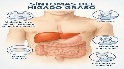 ¿Tienes el hígado graso? Estas 5 señales digestivas podrían estar avisándote