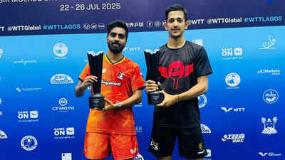 G Sathiyan and Akash Pal win doubles title; Sreeja loses singles final