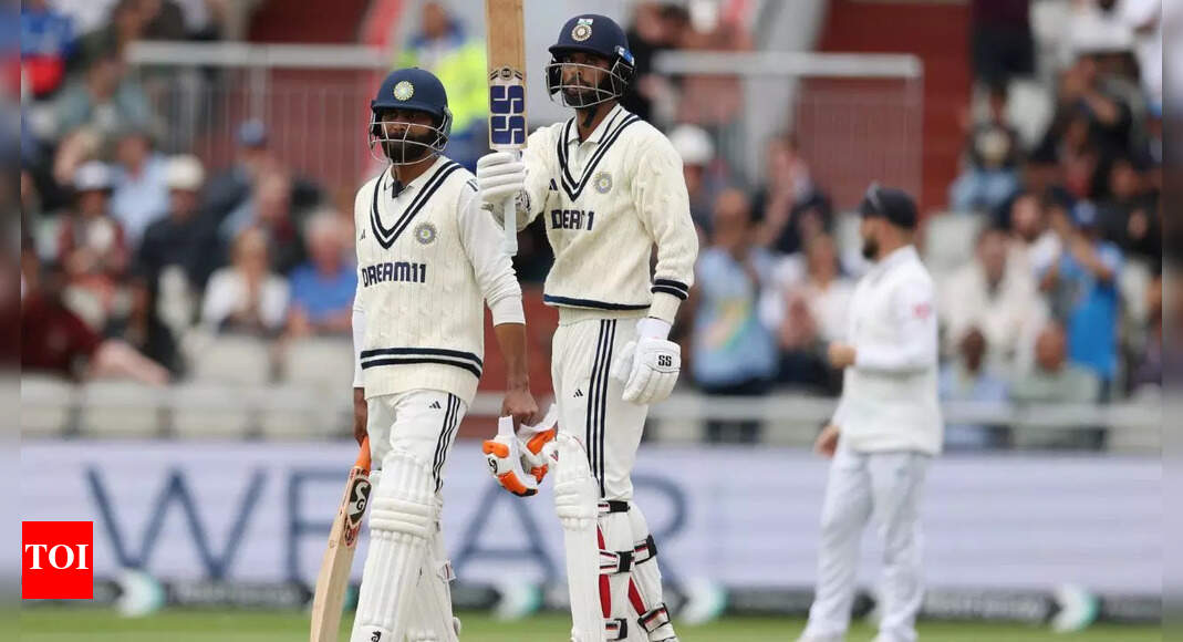 IND vs ENG Live: Washington, Jadeja in century stand; India lead by 11 at Tea