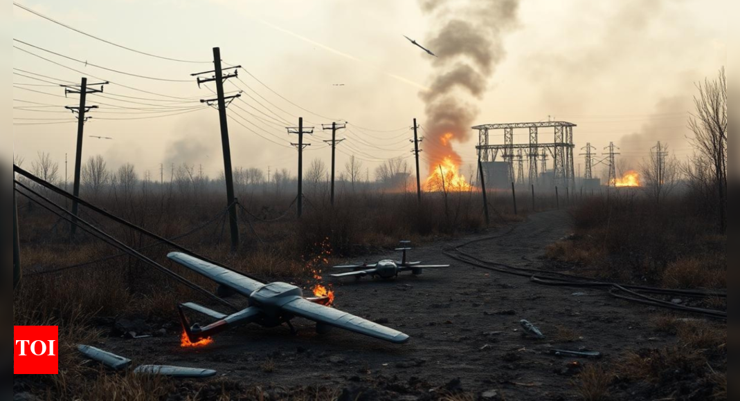 Russian railway power hit: Ukrainian attack delays trains; 99 drones downed