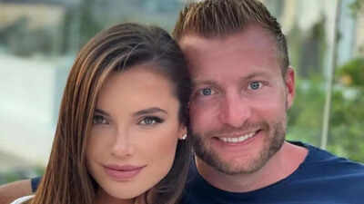NFL coach Sean McVay spotted enjoying secret yacht trip with wife Veronika Khomyn in France