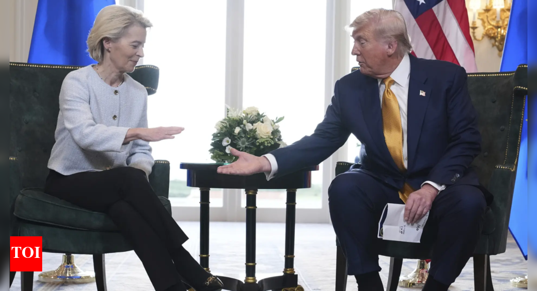 Trade deal struck: 15% tariff on EU goods entering US