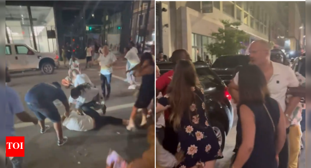 Cincinnati shocker: Man stomped, woman knocked out in brawl