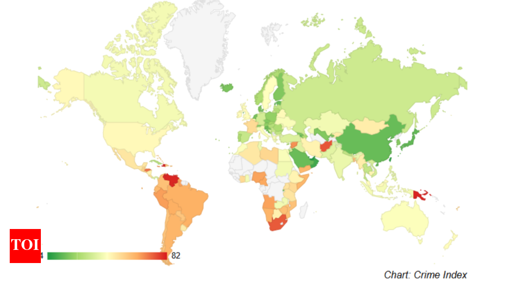 Crime index 2025: 10 least safe countries in the world; check full list