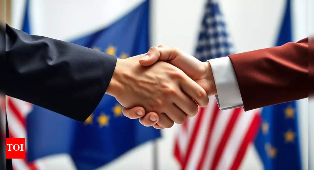 US-EU trade deal: Asian stocks rally; Euro jumps to .1779 – Times of India