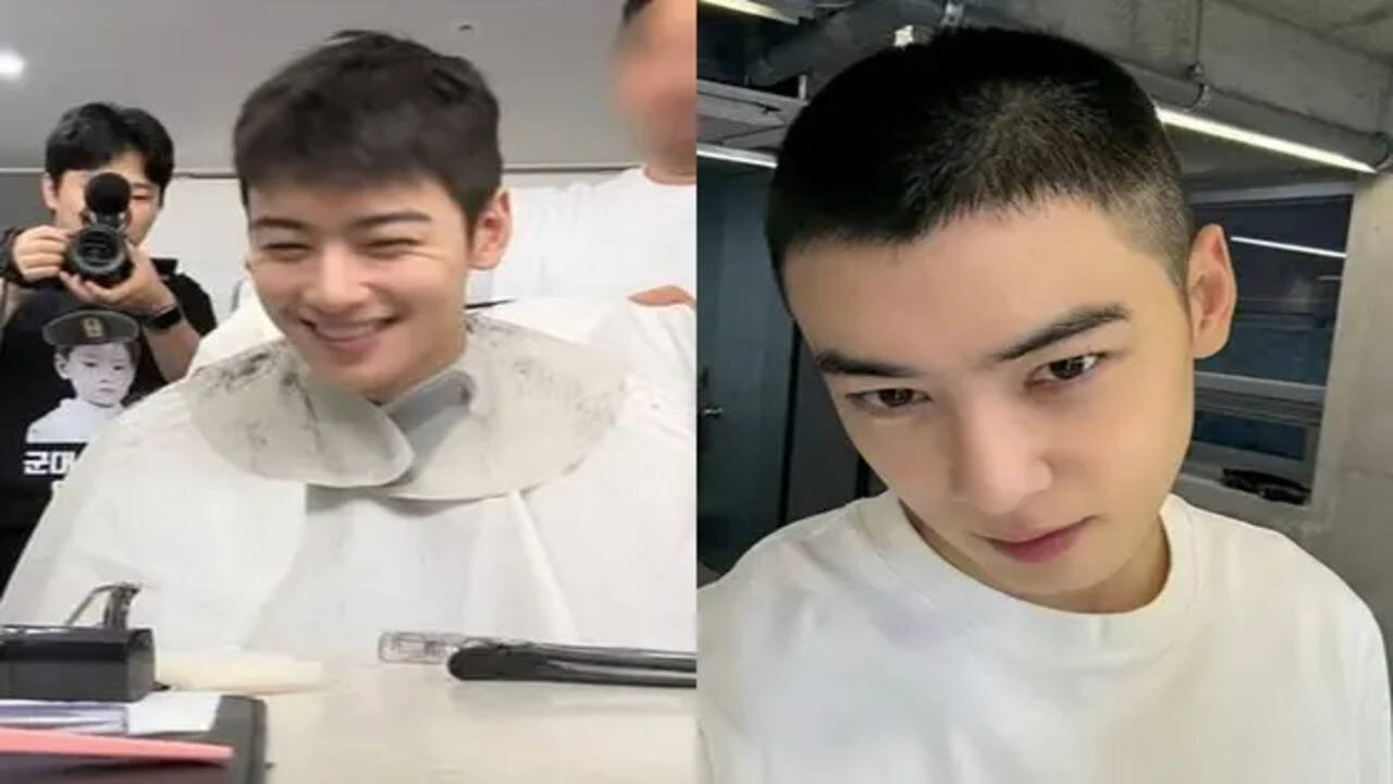 Cha Eun-woo's Military Journey Begins - ASTRO Star Officially Enlists with Emotional Farewell! | - Times of India