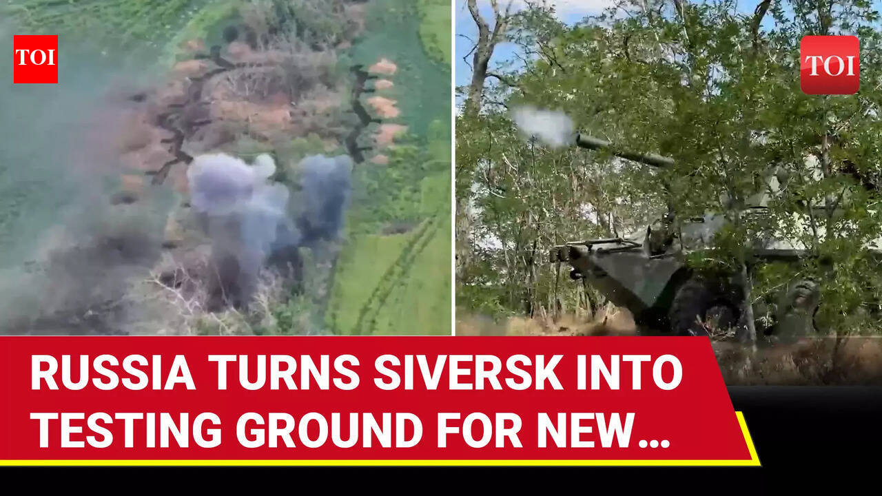 Putin’s Men Rip Ukrainian Defences In Siversk With New Armour After ...