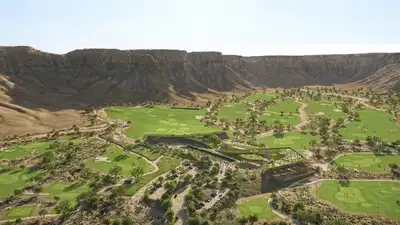 On the edge of the Tuwaiq cliffs, Saudi Arabia is engineering Golf’s most daring destination