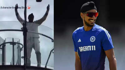 Arshdeep Singh teases England with 'ho gai teri balle balle' moves after Old Trafford draw