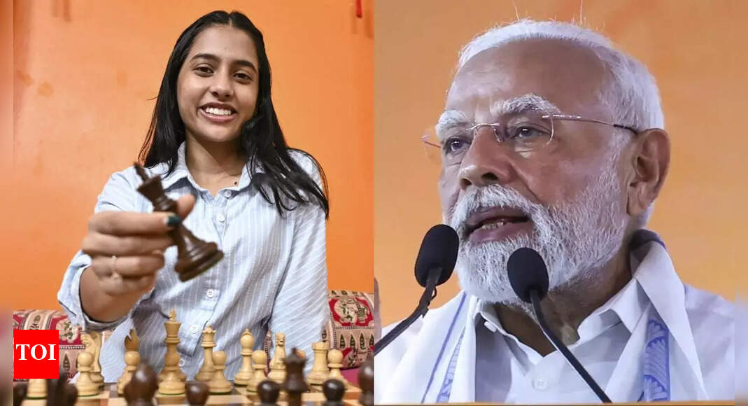'Proud of young Divya': PM Modi congratulates 19-yo on becoming first Indian to win WC title