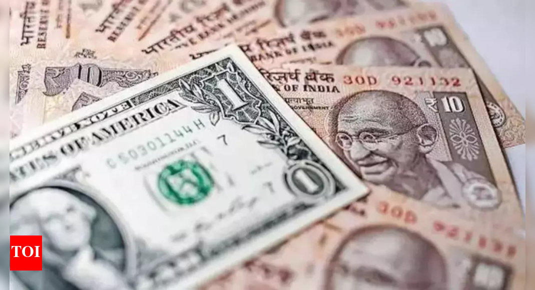 Currency watch: Rupee ends 18 paise lower at 86.70 against dollar; trade jitters and Fed uncertainty weigh on sentiment – Times of India