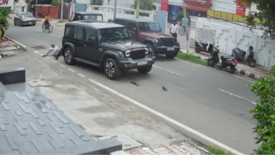 Jammu hit-and-run: Youth reverses Thar to hit elderly man after scooty collision; FIR filed