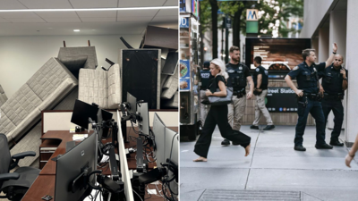 'People used furniture to block door': Eyewitnesses recall terrifying moments during Manhattan building shooting; video shows chaotic scenes