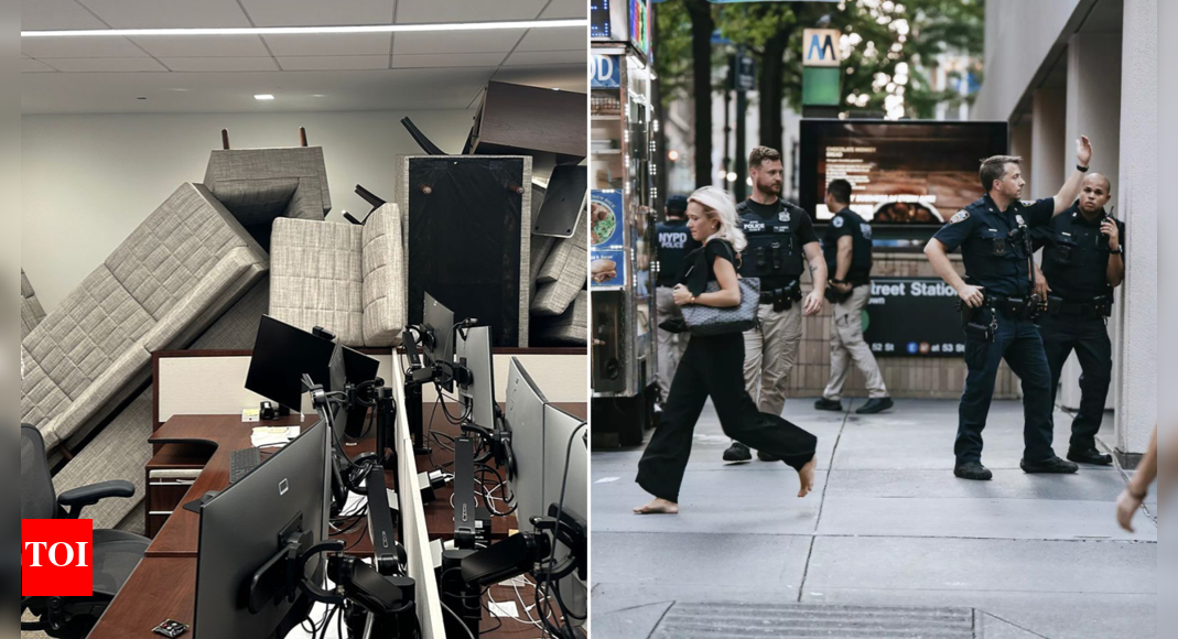 'Used furniture to block door': Witnesses recall terrifying moments during Manhattan shooting