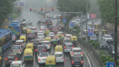  Heavy rain lashes capital; Air India says flight ops may be hit, IGI airport issues advisory