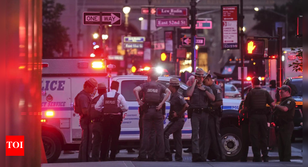 Exited BMW, rifle in hand, began firing in lobby: How Manhattan shooting unfolded