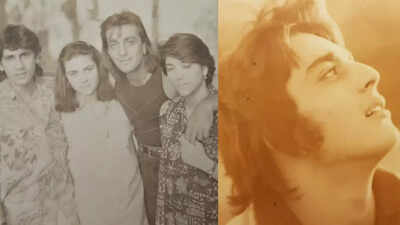 Priya Dutt shares old pics of brother Sanjay Dutt on his birthday, writes, “We fight, we laugh, and we cry together..”