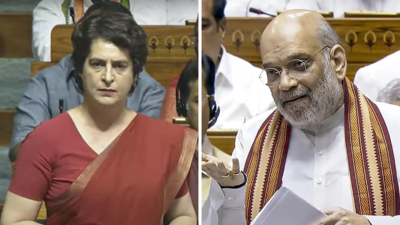 ‘You talk about history’: Amit Shah vs Priyanka Gandhi in Lok Sabha; Gandhi family features in Operation Sindoor debate