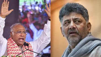 'Nothing wrong in conveying emotions': Shivakumar defends Kharge's 'overlooked for CM' remark; but cautions against public expression