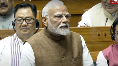  PM Modi in Lok Sabha