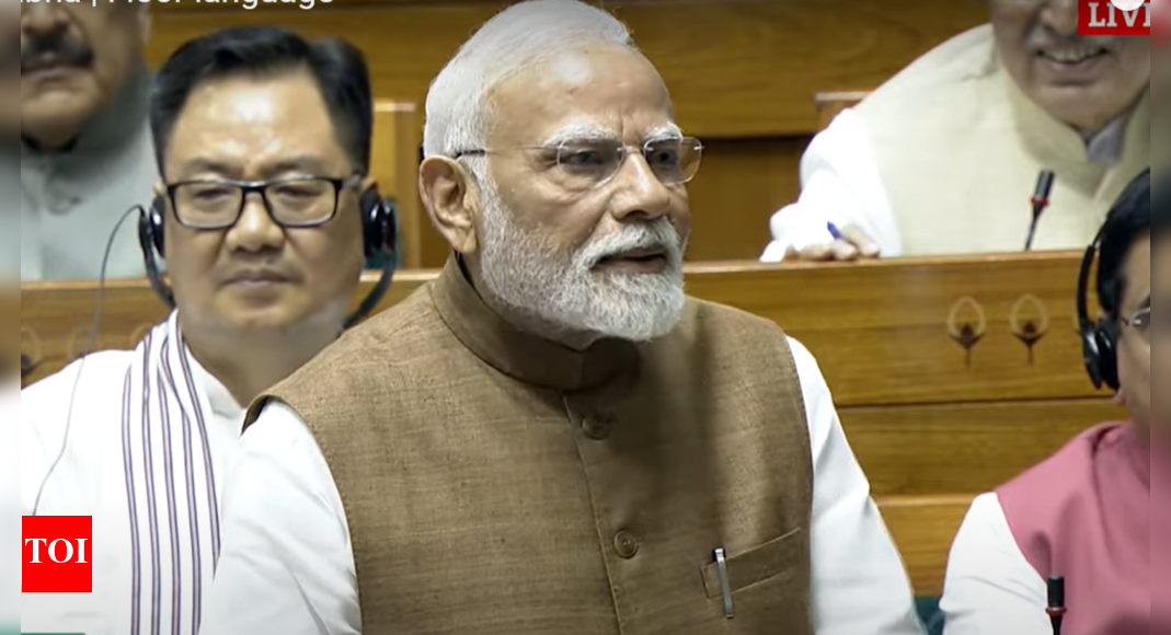 When Pak army came out in support of terrorists, our forces brought them to their knees: PM Modi in Lok Sabha