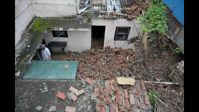 Boundary wall collapse after heavy rain kills woman and son in north Delhi