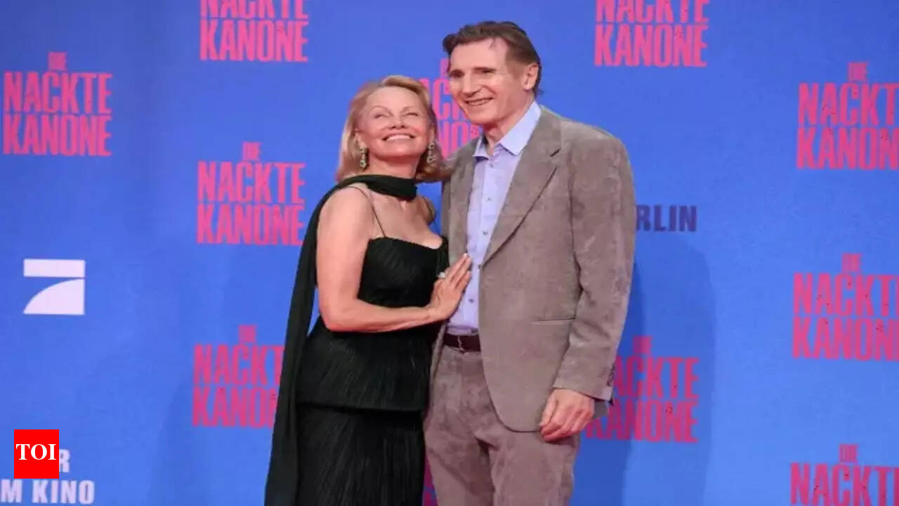 Liam Neeson and Pamela Anderson break their silence on romance rumours: 'We  discovered we had a...' | - Times of India