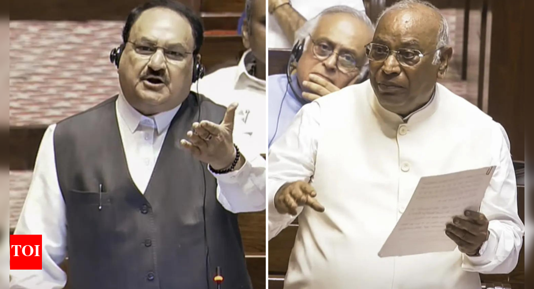 Parliament Monsoon session: JP Nadda apologises after remarks against Mallikarjun Kharge trigger uproar; 'take back my words'